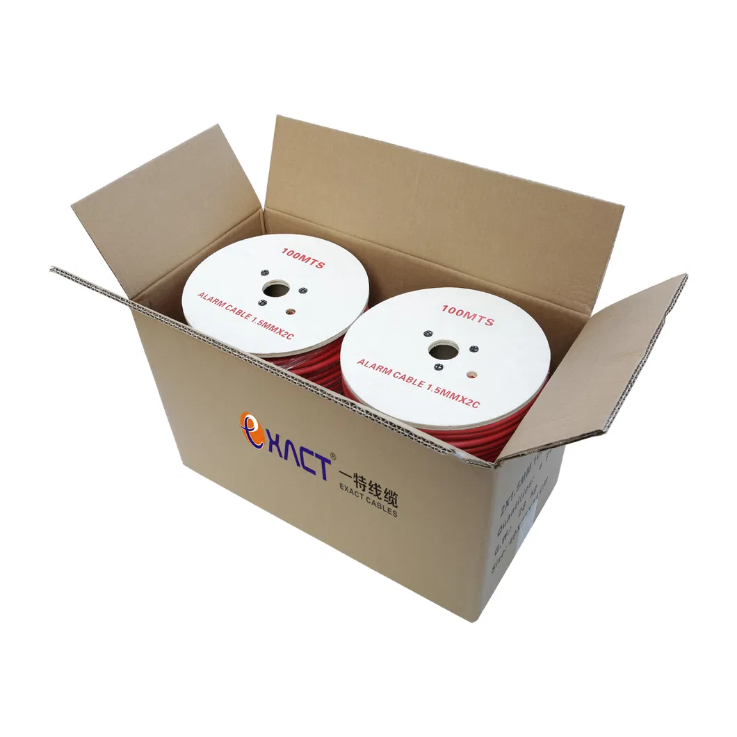Unshielded Shielded Bare Copper Stranded Solid UL Listed PVC Jacket Communication Cable 3x2.5mm2  Fire Alarm Cable