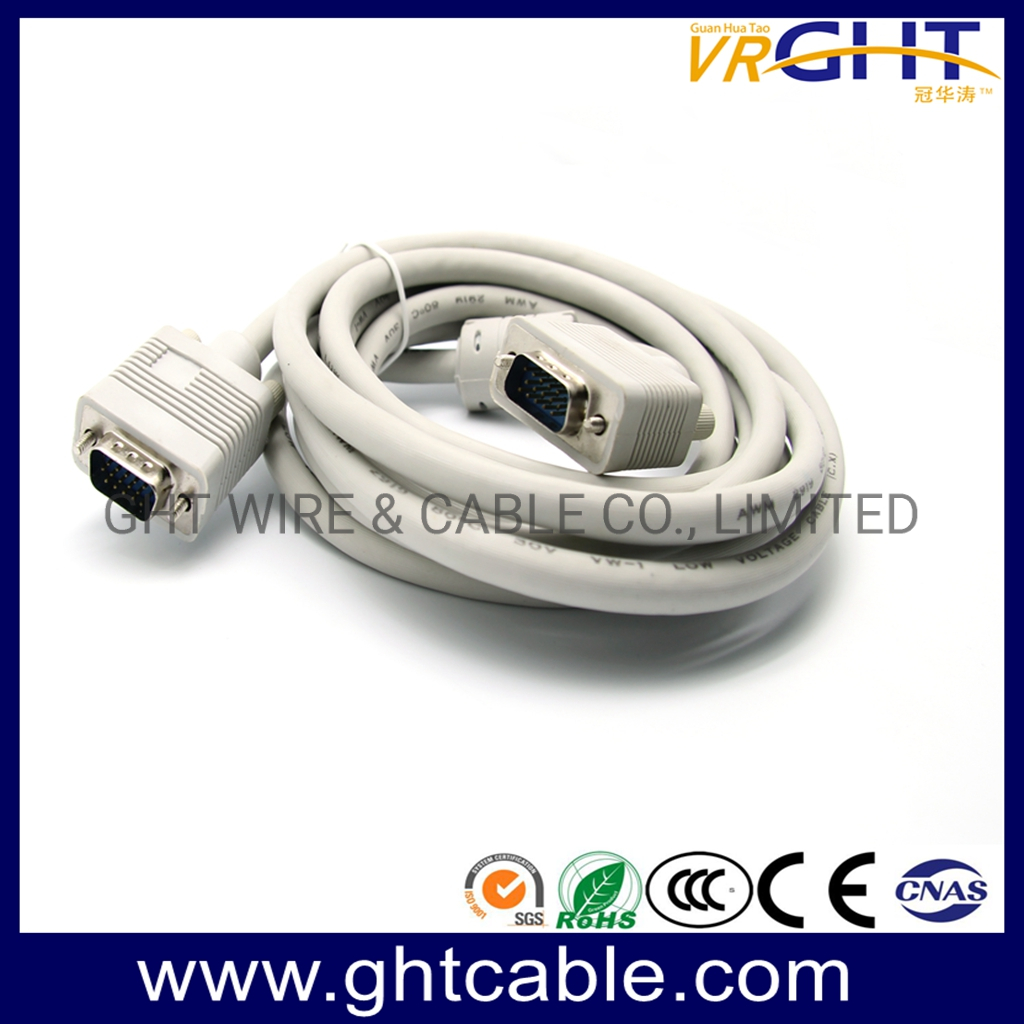 White VGA 3+4, 3+6 Cable