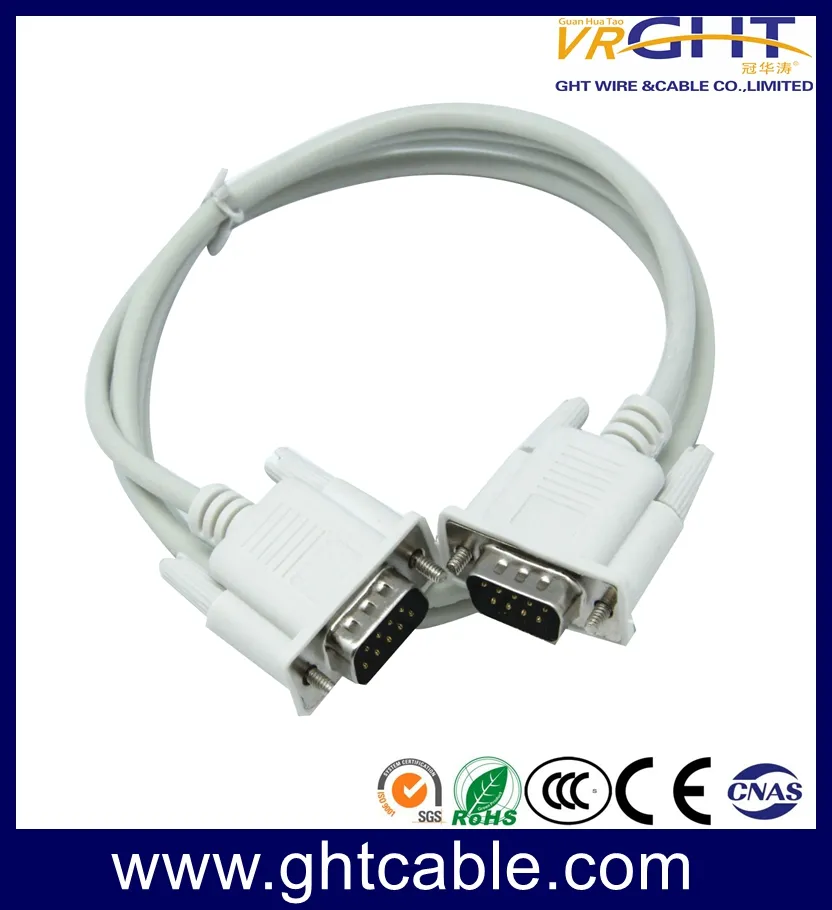 White VGA 3+4, 3+6 Cable