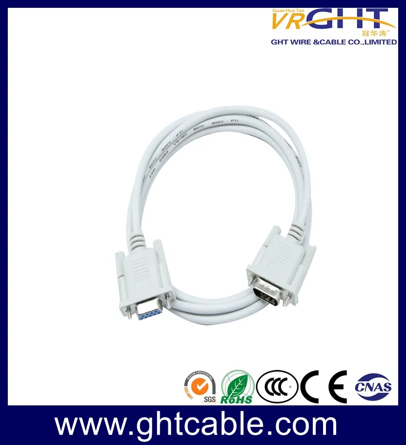 White VGA 3+4, 3+6 Cable