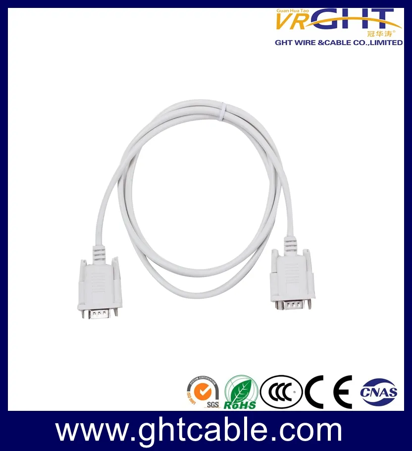 White VGA 3+4, 3+6 Cable