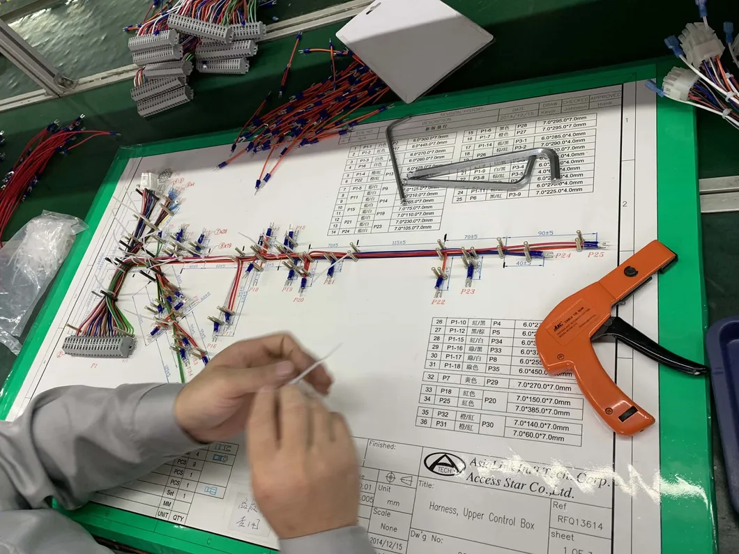 Wire Harness & Cable Assemblies with Connector for Wire Assembly Trailer Head Lamp for Truck with Ipc620