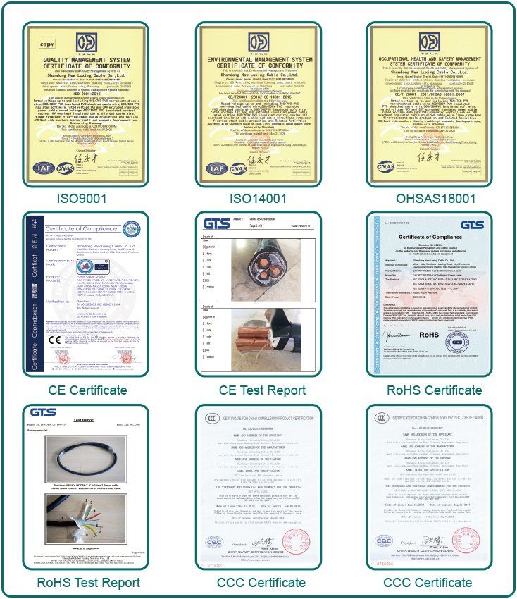 XLPE Insulated Armoured Electric Power Cable Electric Wire