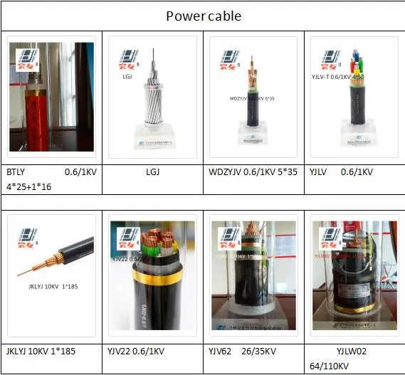 Yjv22 0.6/1-3.6/1kv Cu Core LV Power Cable IEC /CE Certificated Cangzhou Huiyou