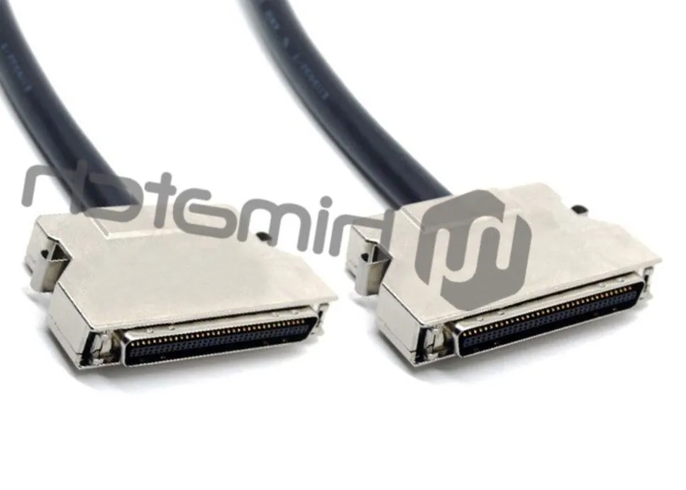 Zinc Die Cast SCSI Data Cable PE / PVC Insulation